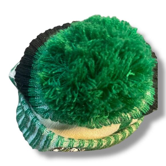 New Era Boston Celtics NBA Basketball Knit Beanie Hat Cap Cuff Pom Lined Wool - Picture 6 of 12
